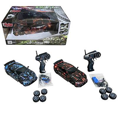 1:16 Uzaktan Kumandalı Drift Araba 2.4G Şarjlı 4x4 Işıklı ve Buharlı RC Araba - 2