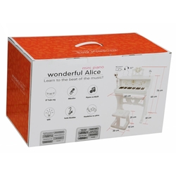 37 Tuşlu Mikrofonlu Büyük Oyuncak Piano (Mp3 Bluetooth) Beyaz - 3