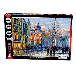 Adam Games Puzzle 1000 Parça Kış Tablosu - Adam Games