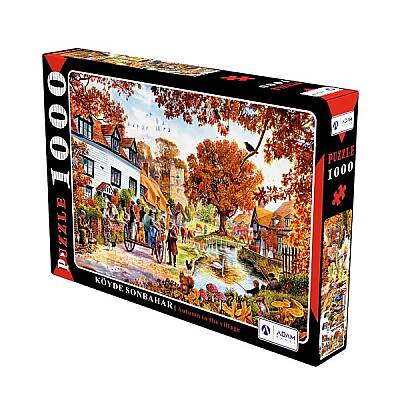 Adam Games Puzzle 1000 Parça Köyde Sonbahar - 1