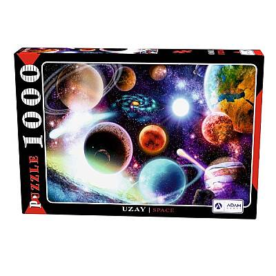 Adam Games Puzzle 1000 Parça Uzay - 1