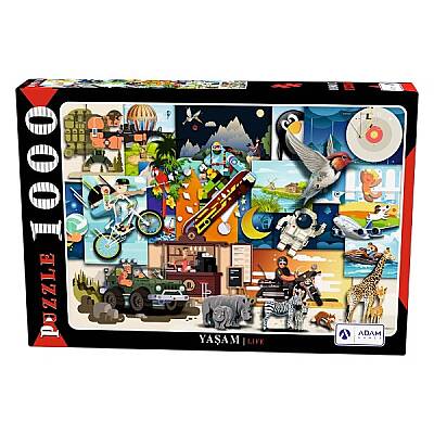Adam Games Puzzle 1000 Parça Yaşam - 1