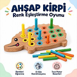 Ahşap Kirpi Bultak - Redka