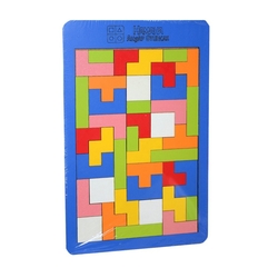 Ahşap Tetris Oyun Blokları 6mm - Hamaha Oyuncak