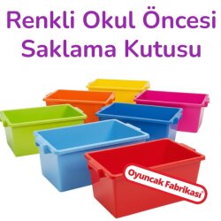 Anaokulu ve Kreş Tipi Plastik Oyuncak Saklama Kutusu-Kapaksız Çekmece Modeli - OYUNCAK FABRİKASI