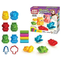 Art Craft 3 D Sevimli Hayvanlar Hamur Seti 200 gr - 2