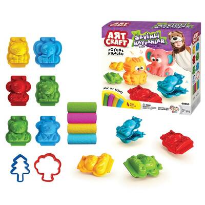 Art Craft 3 D Sevimli Hayvanlar Hamur Seti 200 gr - 2
