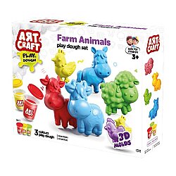 Art Craft Çiftlik Hayvanları Oyun Hamur Seti 168 Gr - Art Craft