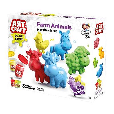 Art Craft Çiftlik Hayvanları Oyun Hamur Seti 168 Gr - 1