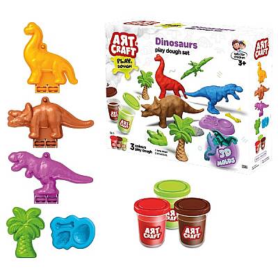 Art Craft Dinozorlar Oyun Hamur Seti 168 Gr - 1