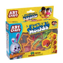 Art Craft Eğlenceli Süper Oyun Hamuru Kalıpları 19 Parça - 2