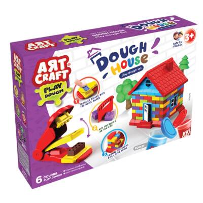 Art Craft Ev Oyun Hamuru Ev Seti 600 Gr 6-Farklı Renk - 2