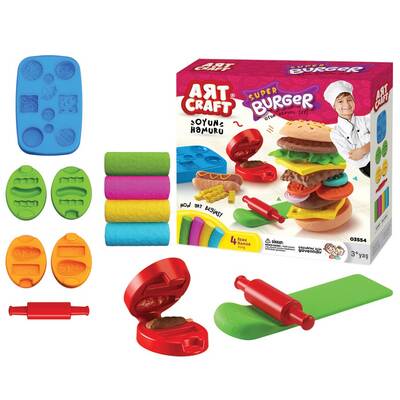 Art craft Hamburger Kalıplı Oyun Hamuru Seti 200 Gr - 2