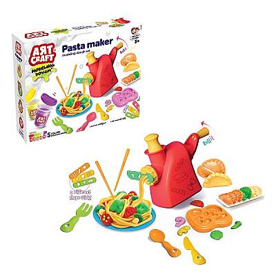 Art Craft Makarna Yapım Oyun Hamuru Seti 280 Gr 5 Renk Aksesuarlı - 1