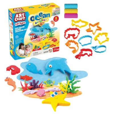 Art Craft Okyanus Hayvanları Seti Oyun Hamuru 150 gr - 1