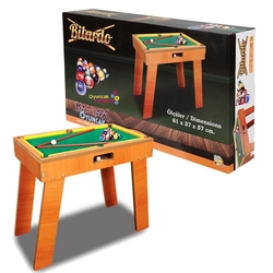 Ayaklı Ahşap Bilardo Oyun Seti 61 x 37 x 57 cm - Matrax