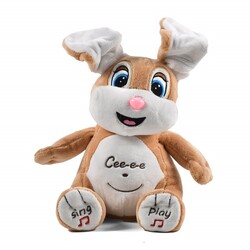 Babycim Peluş Ce ee Tavşancık Sesli Şarkı söyler Hareketli - 3