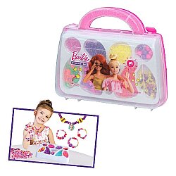 Barbie Çantalı Takı ve Tasarım Seti Çocuk Aksesuar ve Takı Yapma Oyun Seti - DEDE