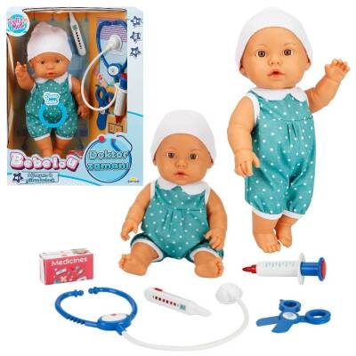 Bebelou Oyuncak Doktor Bebek Sesli 35 Cm Aksesuarlı - 1