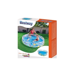 Bestway 51005 Büyük Şişme Havuz 3 Boğumlu Okyanus Desenli 183x33 Cm - 3