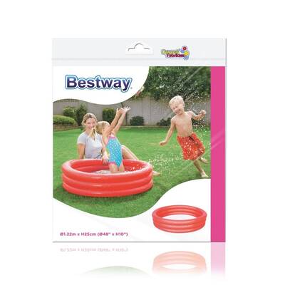Bestway 51025 3 Boğumlu Şişme Çocuk Havuzu 122cm x 25cm 3 Renk - 5