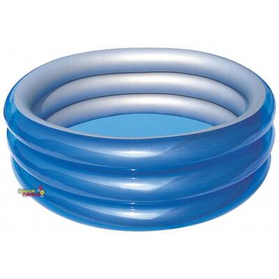 Bestway 51041 Şişme Büyük Havuz 3 Boğumlu Metalik Renk 150x53 Cm - 2