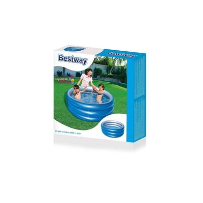 Bestway 51041 Şişme Büyük Havuz 3 Boğumlu Metalik Renk 150x53 Cm - 3