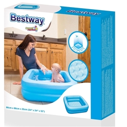Bestway 51116 Şişme Tabanlı Bebek Havuzu (86 cm x 86 cm x 25) - 3