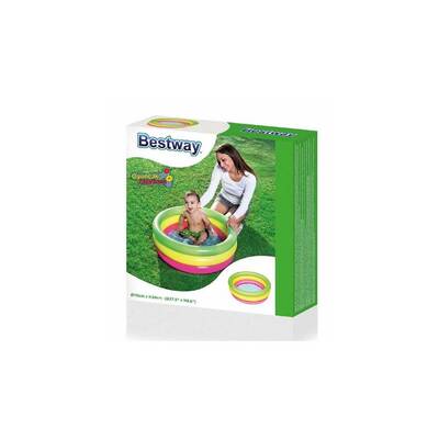 Bestway 51128 Şişme Havuz Bebekler Için Renkli 70x24 Cm Şişme Tabanlı - 2