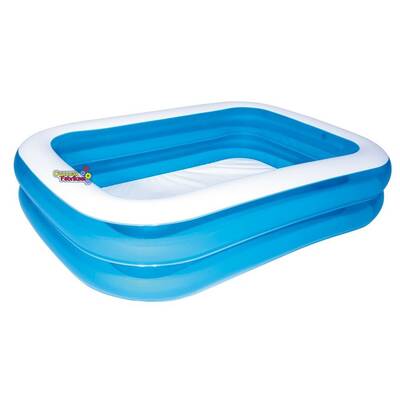 Bestway 54005 Dikdörtgen Mavi Şişme Aile Havuzu 201 X 150 X 51 Cm - 2