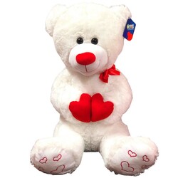 Miajima Oyuncak Kalpli Peluş Ayı Yumoş 75 Cm İthal Kumaş - 3