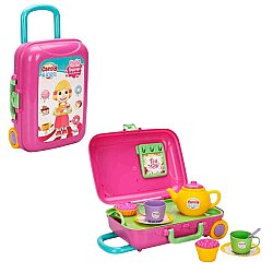 Candy Ken Çay Seti Bavulum Taşınabilir Oyuncak Çay ve Evcilik Seti - DEDE