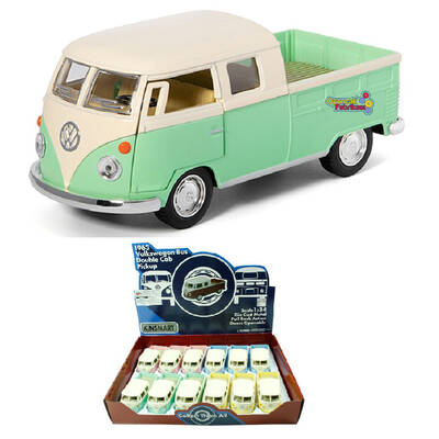 Çek Bırak Araba 1963 VW Bus Double Cab Pick-up (Pastel Renkler) - 1