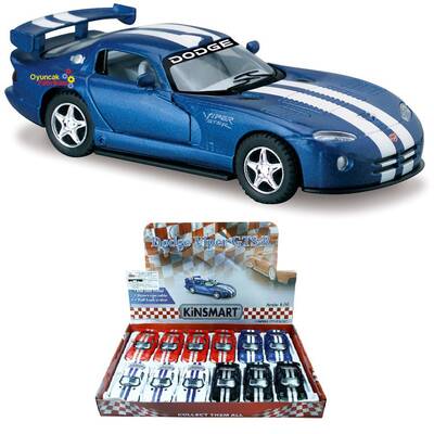 Çek Bırak Araba Kinsmart Dodge Viper GTS-R Desenli - 1