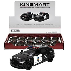 Çek Bırak Araba Lamborghini Urus Police - Kinsmart