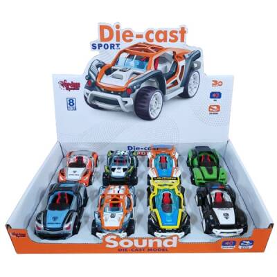 Çek Bırak Die-Cast Sesli Spor Araba - 1