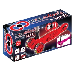 Cool Wheels Maxi 3 Tekerlekli ışıklı Scooter +6 Yaş Katlanabilir Ayarlanabilir Boy - 3