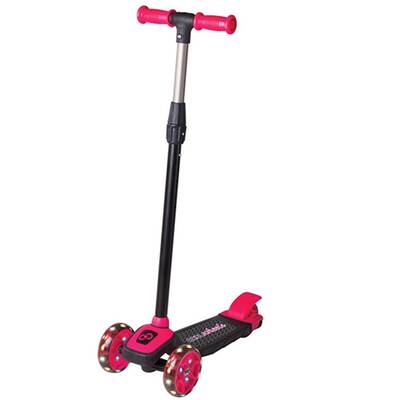 Cool Wheels Twist Led Işıklı 3 Tekerlekli Ayarlanabilir Scooter-Pembe - 2