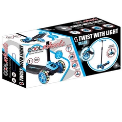 Cool Wheels Twist Led Işıklı 3 Tekerlekli Ayarlı Scooter-Mavi - 2