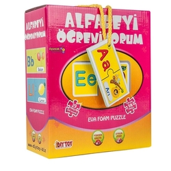 Dıy Toy Alfabeyi Öğreniyorum Eğitici Eva Çocuk Puzzle 58 Parça - 3
