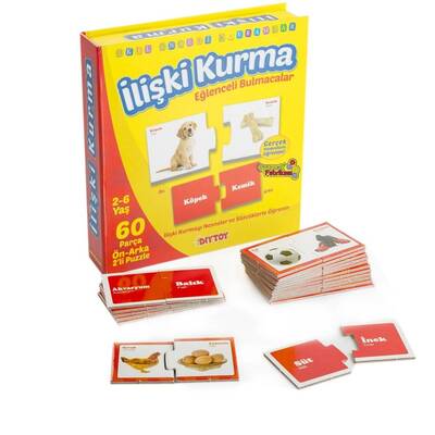 Dıy Toy Eğlenceli İlişki Kurma Eğitici Puzzle 60 Parça - 2