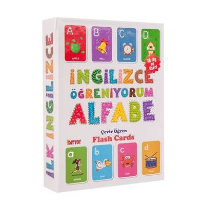 Dıy Toy İngilizce Öğreniyorum Alfabe Çevir Öğren (Flash Cards) - 1