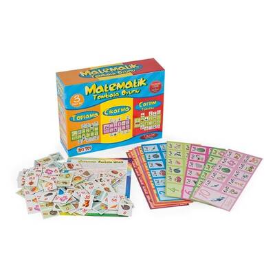 Dıy Toy Matematik Tombala Eğitici Çocuk Oyunu - 1