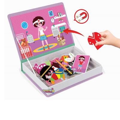 Dıytoy Eğitici Oyun Magnet IQ Kıyafet Giydirme Kostümler 52 Parça - 2