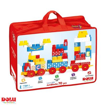 Dolu Mega Bultak Bloklar 70 Parça Çantalı - 1