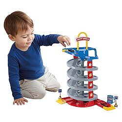 Dolu Oyuncak Büyük Garaj Seti 5 Katlı Spiral Yol 38 Parça 60 Cm - Dolu
