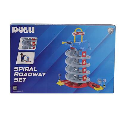 Dolu Oyuncak Büyük Garaj Seti 5 Katlı Spiral Yol 38 Parça 60 Cm - 2