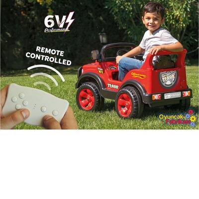Dolu Oyuncak Uzaktan Kumandali Akülü Jip Tiago 6 Volt - 2