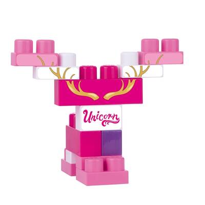 Dolu Unicorn Çantalı Mega Blok 70 Parça - 4