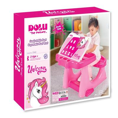 Dolu Unicorn Ders Çalısma Masası Aktivite Masası - 1